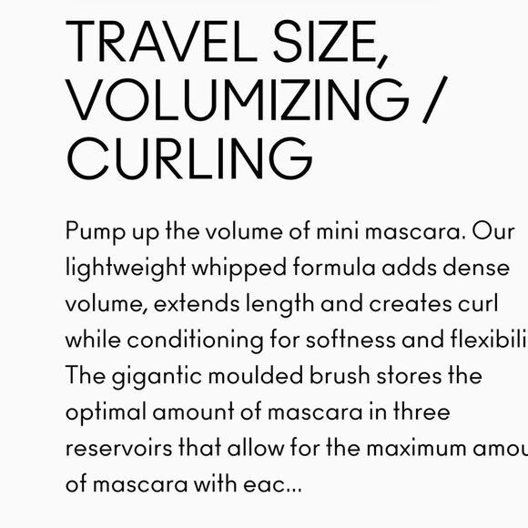 Mac Cosmetics Mini Mac In Extreme Dimension Mascara- 3D Black - Picture 7 of 8